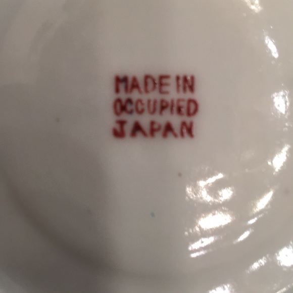 Occupied Japan saucers - Picture 4 of 5